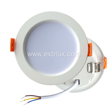 9w Round ultra-slim Iron Downlight With 3 Wires
